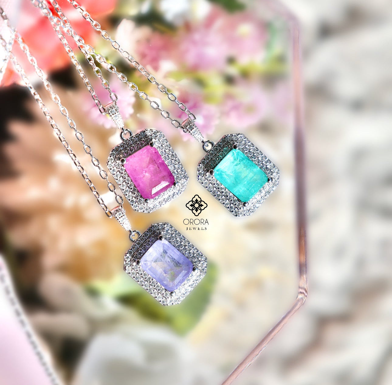 Pink Rectangular Design