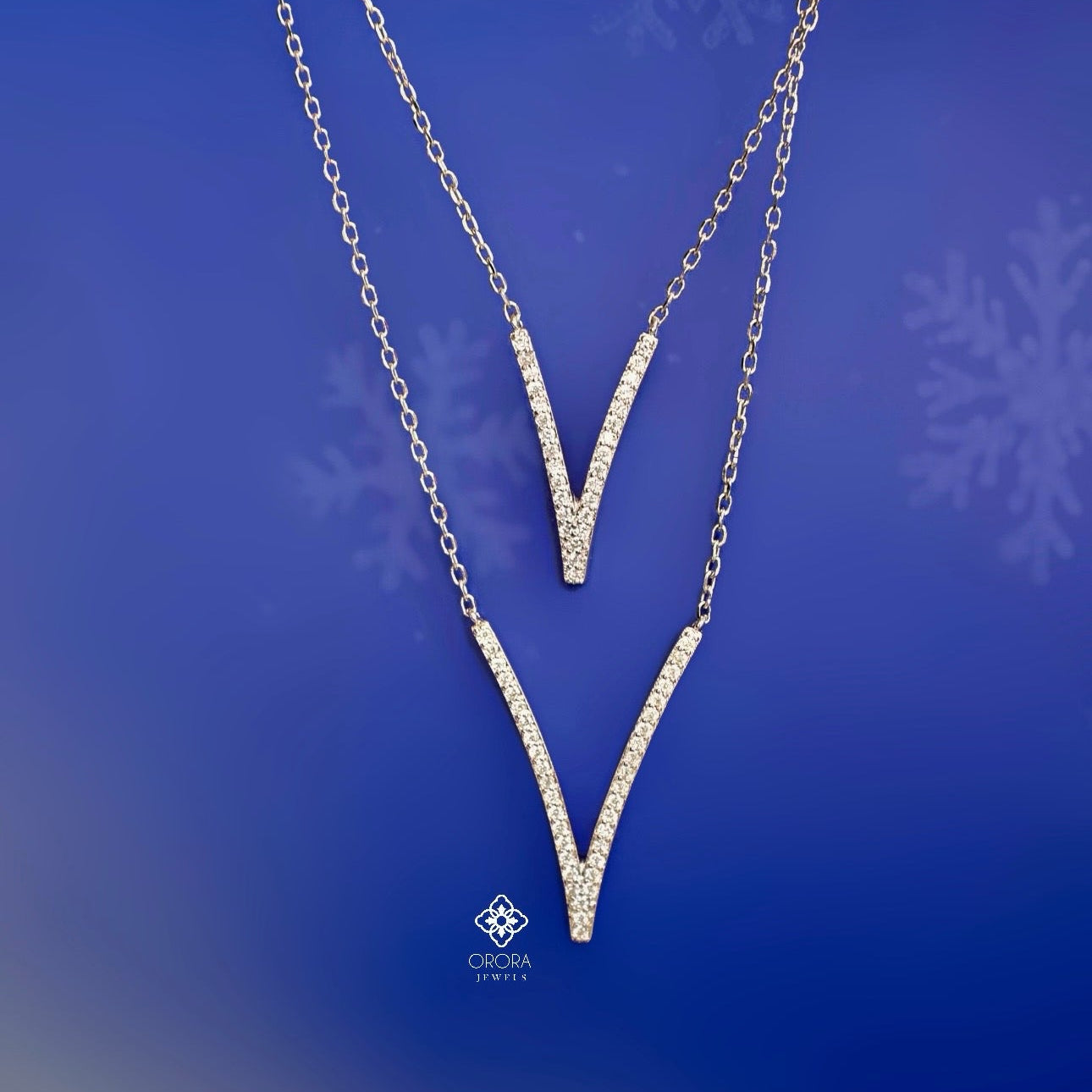 Double V-shaped Glamor