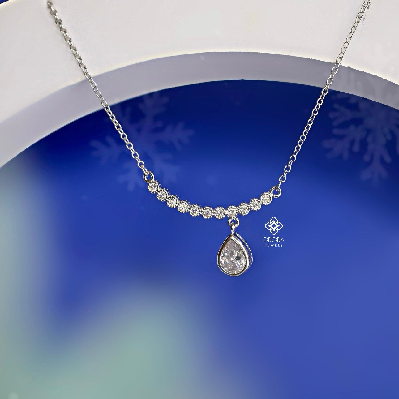 Studded Falling Tear